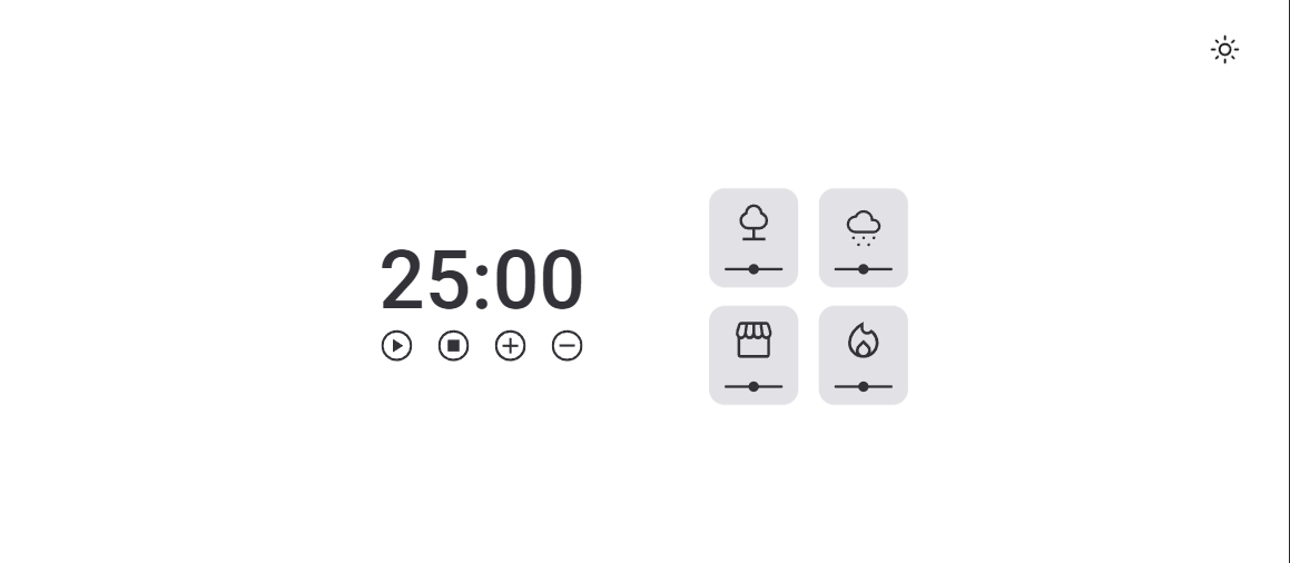 Focus Timer - Dark Mode