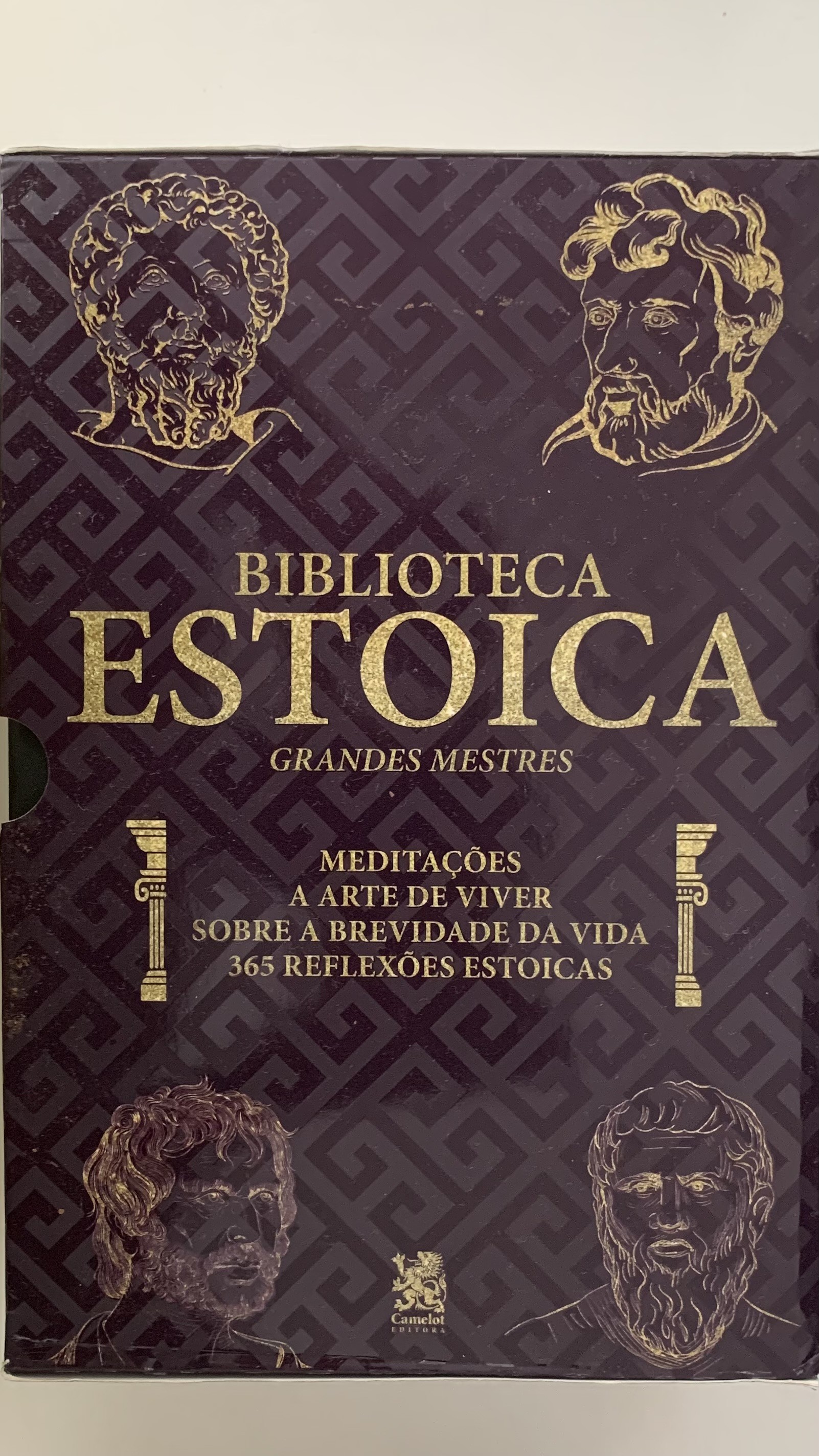 Capa do livro Biblioteca Estoica